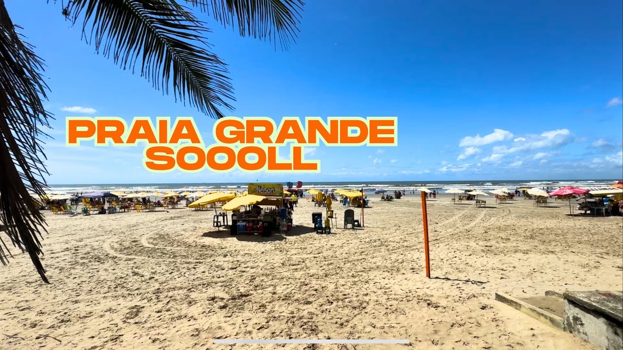 PRAIA GRANDE SOL CALOR APÓS A CHUVA
