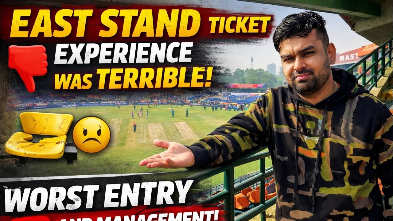 East Stand Entry Experience Was The Worst – No Proper Management, Total Chaos! 