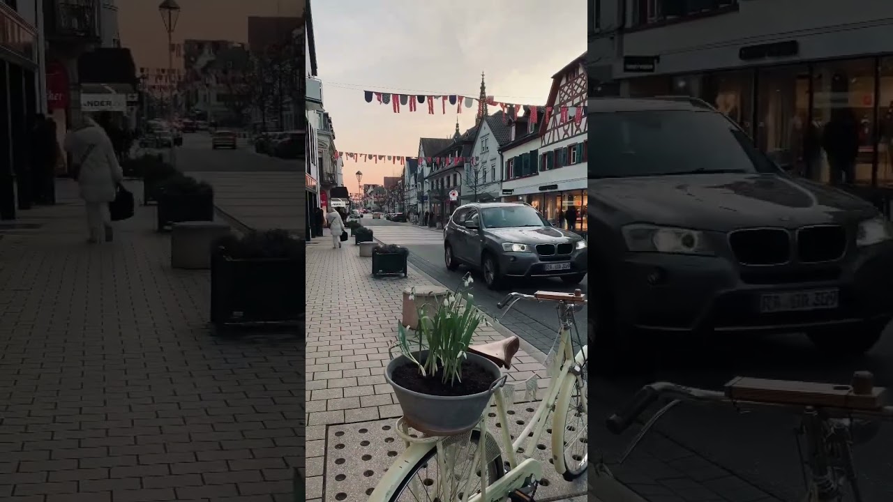 I bet you never heard about this german TOWN🇩🇪 It&rsquo;s called B&uuml;hl and look how CUTE it is! That 🚲❤️