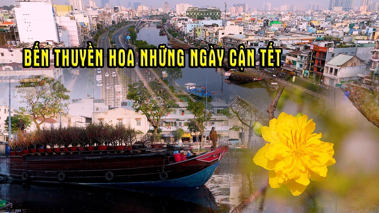 Bến Thuyền Hoa Những Ngày Cận Tết
