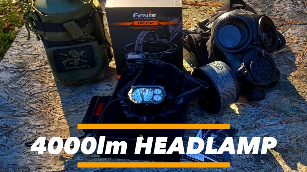 FENIX HP35R Headlamp: 4000 lumens of AWESOME (10% OFF LINK)
