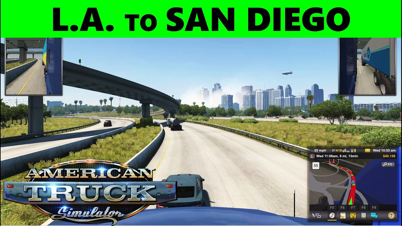 Los Angeles to San Diego (California) | American Truck Simulator