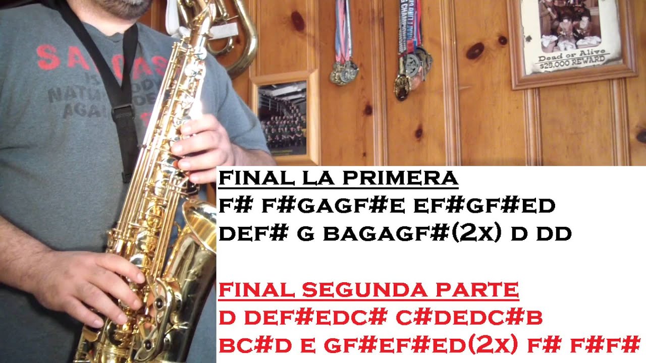 POR TU AMOR - TUTORIALES PARA EL SAX ALTO - SANTIAGO PACHECO