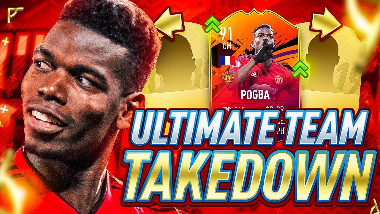 INSANE UPGRADED 91 HEADLINER POGBA TEAM TAKEDOWN! FIFA 19 Ultimate Team!