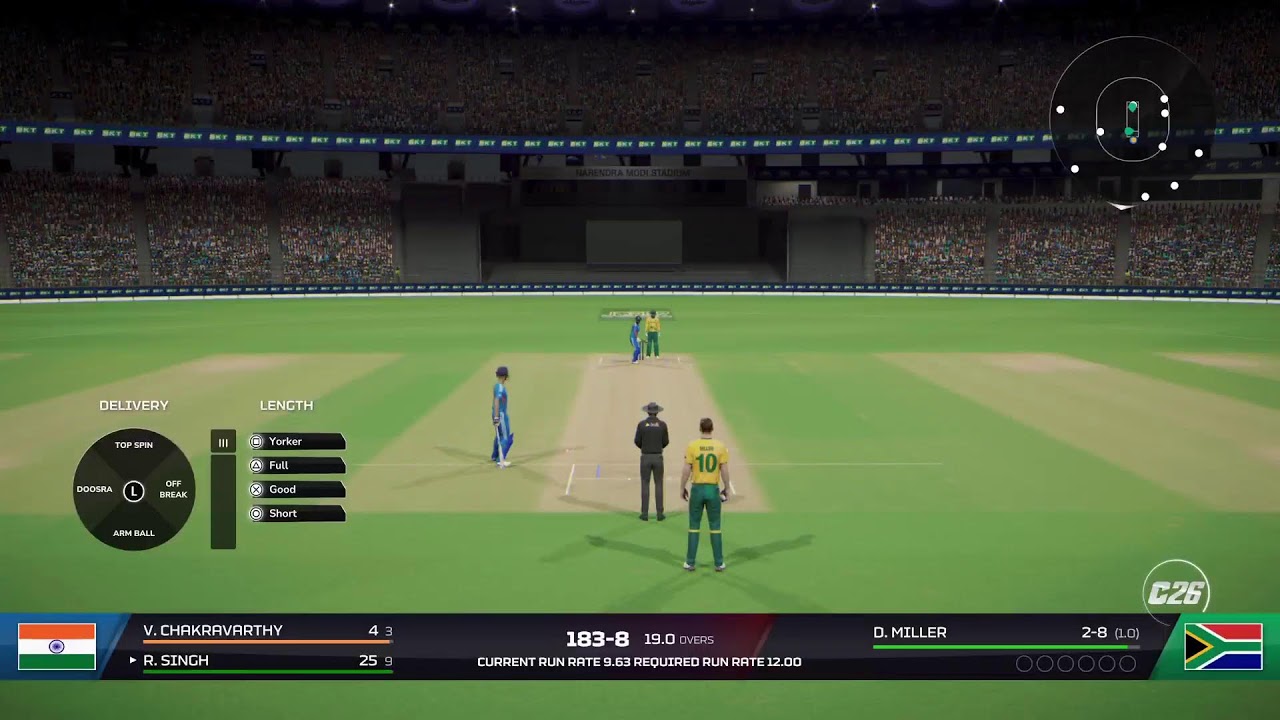 India vs South Africa - Super 8 T20 World Cup Full MATCH Cricket_26Gameplay