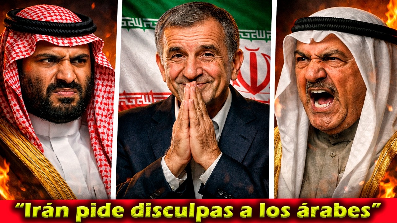 Presidente iraní pide disculpas a países árabes tras ataques en plena guerra