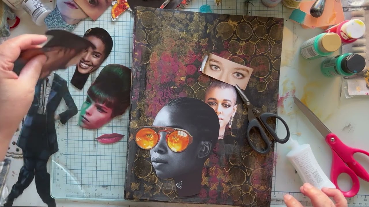 Making Big Paper Dolls For The Magazine Collage Journal