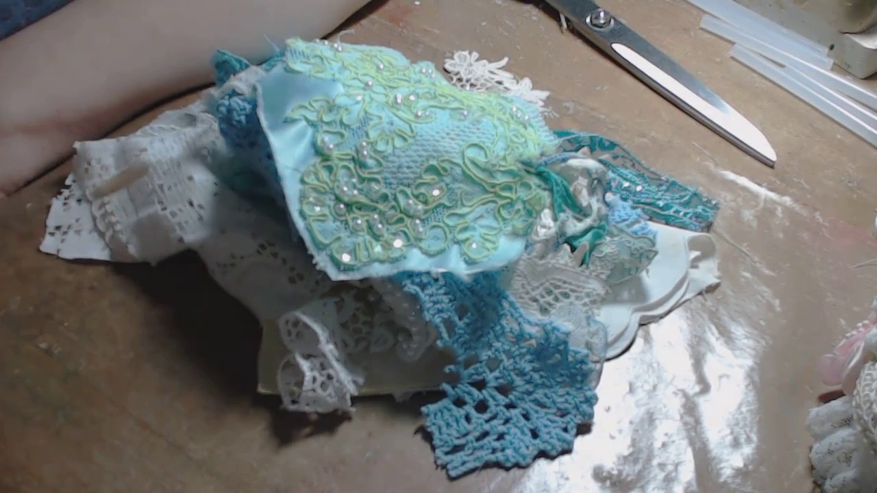 How to Create Shabby Chic Embellishments with Snippets PT 1