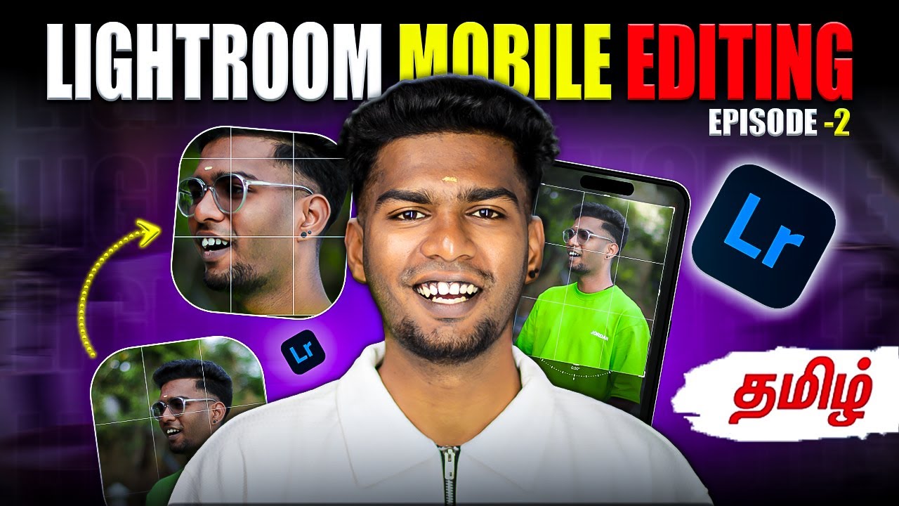 How to Use Crop tool in Lightroom Mobile 🔥 தமிழ் | Episode 2 | @PhotographyTamizha