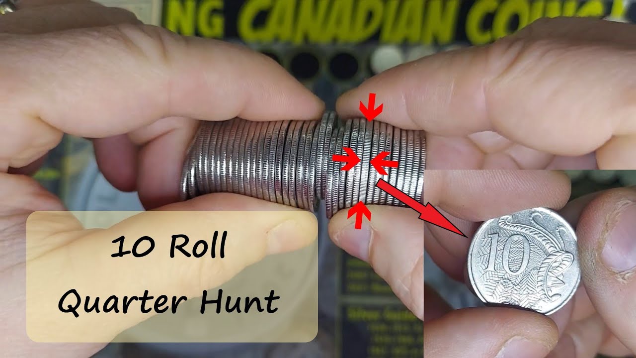 10 Roll Canadian Quarter Hunt (Full Hunt)