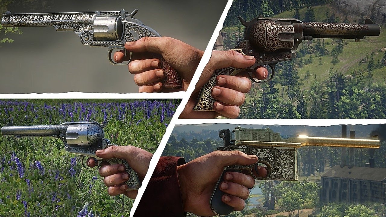 MELHORES ARMAS #4 | ARMAS DOS PISTOLEIROS | RED DEAD REDEMPTION 2