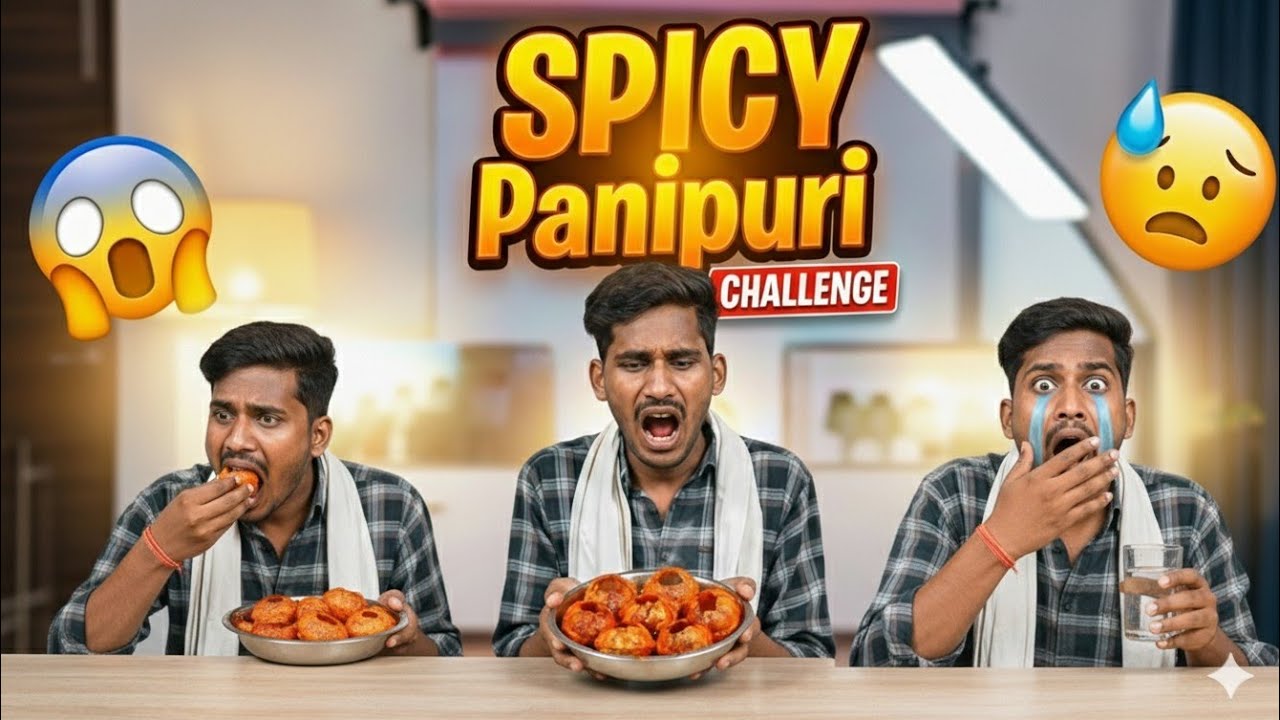 Pani Puri Eating Challenge - सबसे ज़्यादा गोलगप्पे कौन खायेगा? 😋 #challenge #panipuri