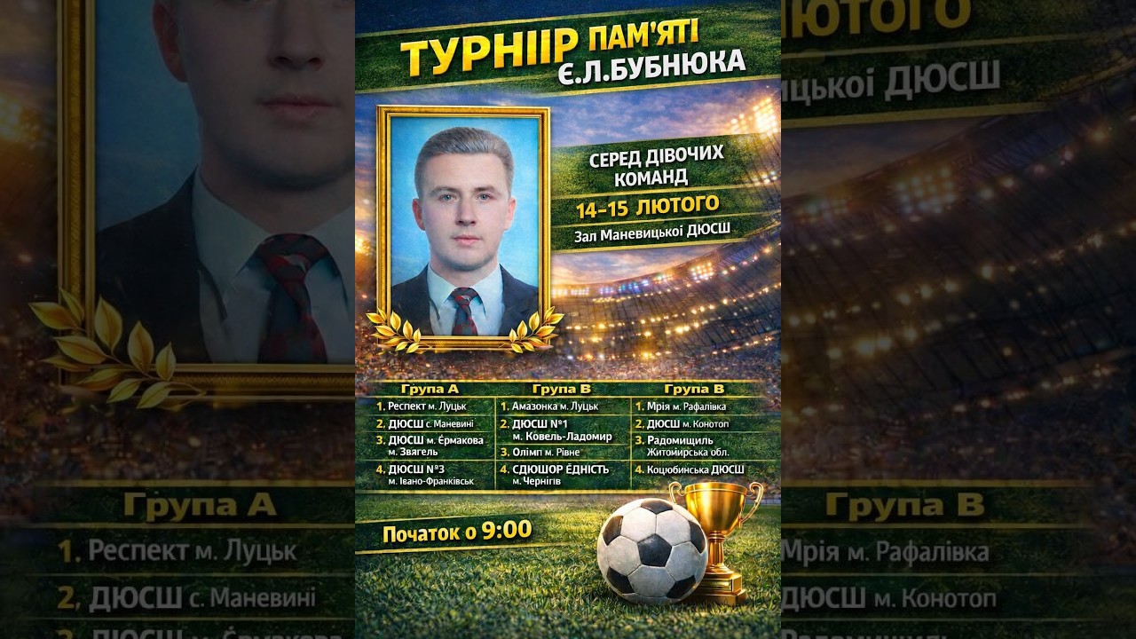 Турнір пам'яті Є. Л. Бубнюка серед дівочих команд. ДЕНЬ 2
