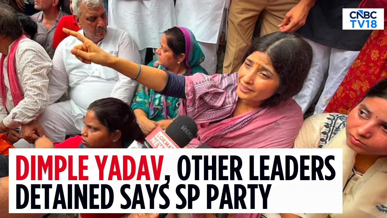 Dimple Yadav and SP MP's Marching With Protesters, Detained by Police Alleges Samajwadi Party | N18V