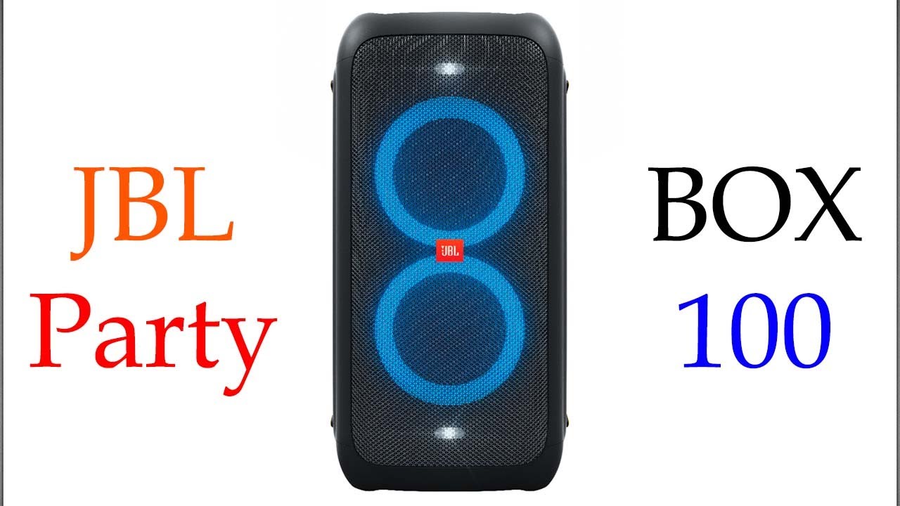 JBL Party BOX 100. Полный обзор, личное мнение, правила пользования.