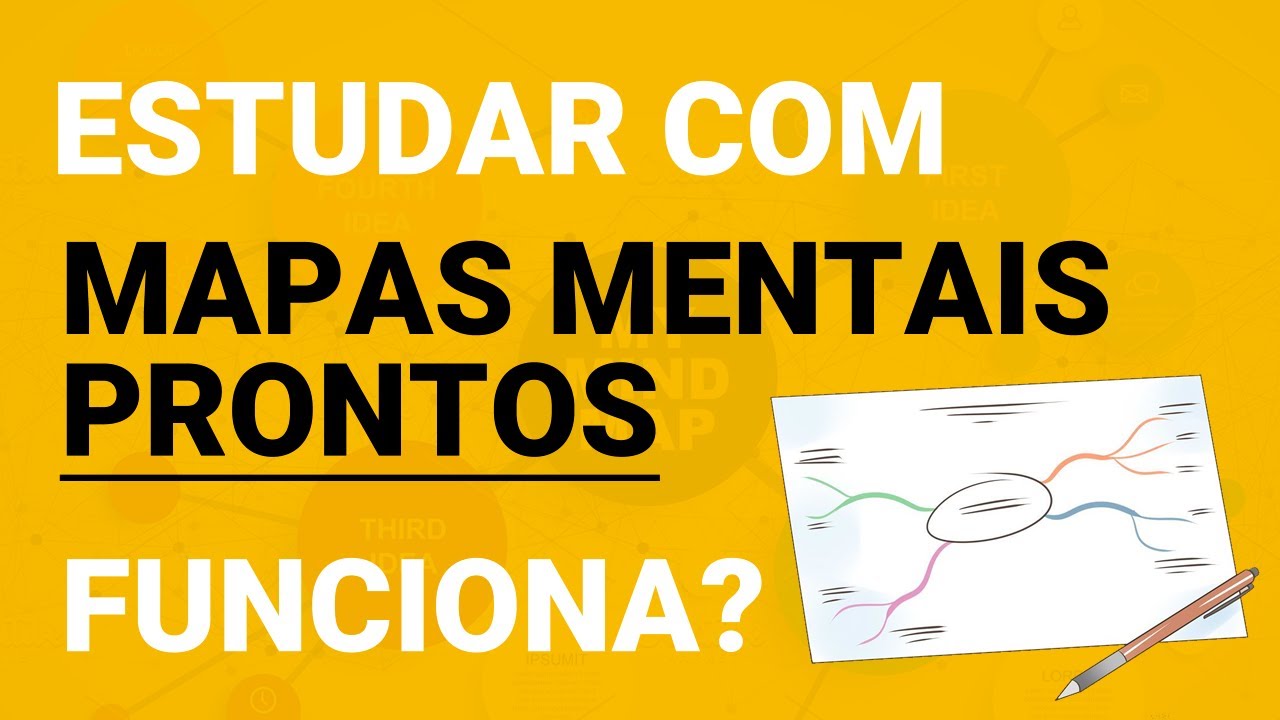 Estudar com MAPAS MENTAIS PRONTOS funciona?