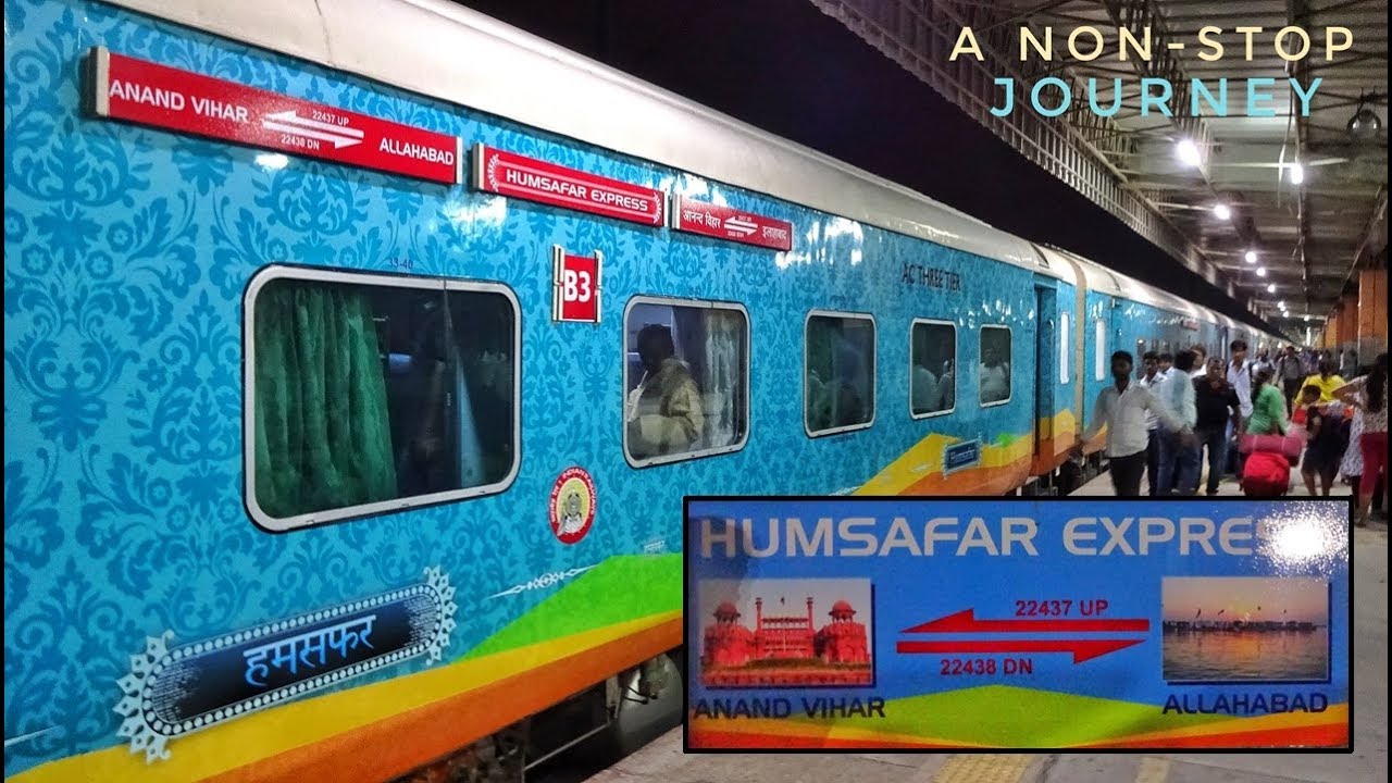 DELHI To KANPUR : A Non-Stop Overnight Journey Aboard HUMSAFAR Express | Indian Railways
