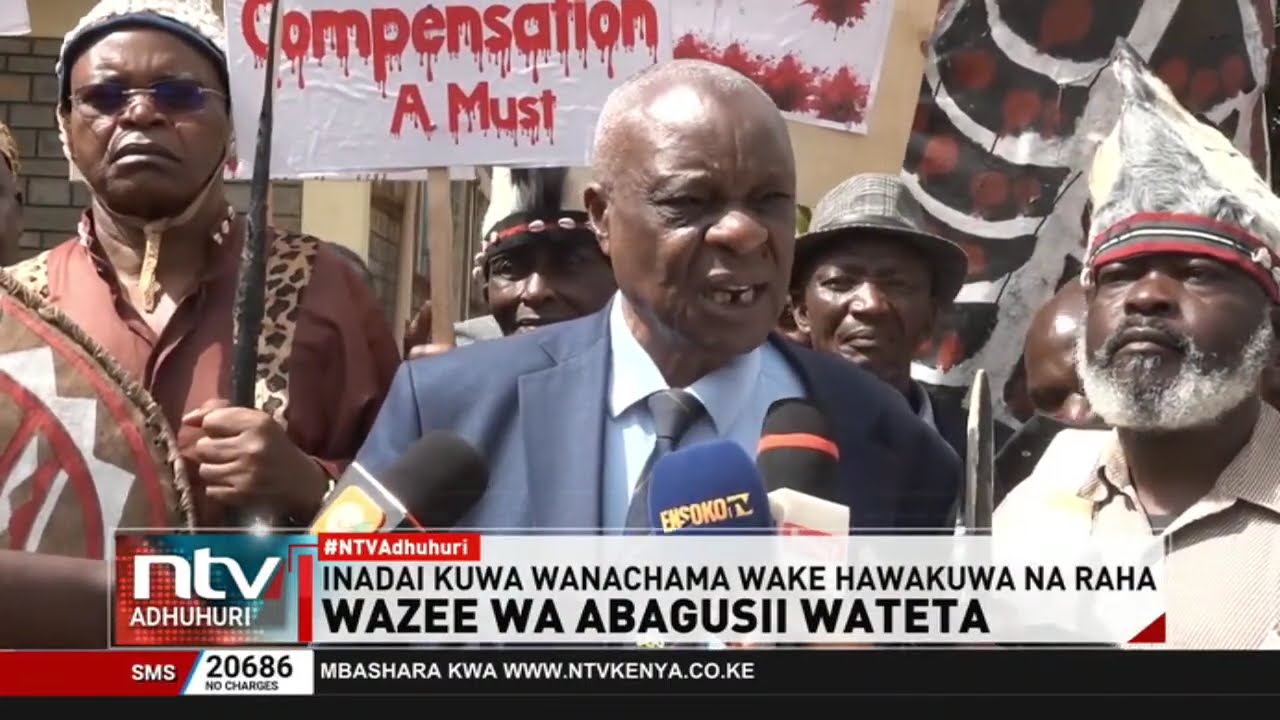 Wazee wa Abagusii wateta baada ya serikali ya Uingereza kuwanyima kichwa cha Otenyo Nyamaterer