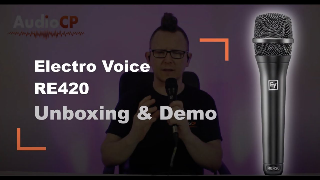 Electro Voice RE420 Microphone Review & Demo