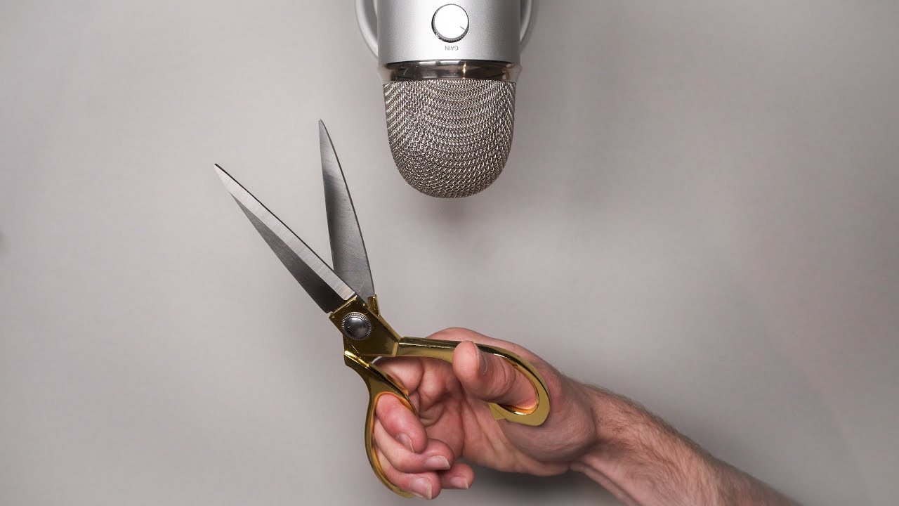 ASMR Scissors Cutting Sounds - No Talking