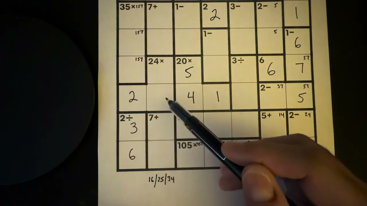 CORRECT SOLUTION: February 1st, 2026 - 7x7 KenKen - New York Times