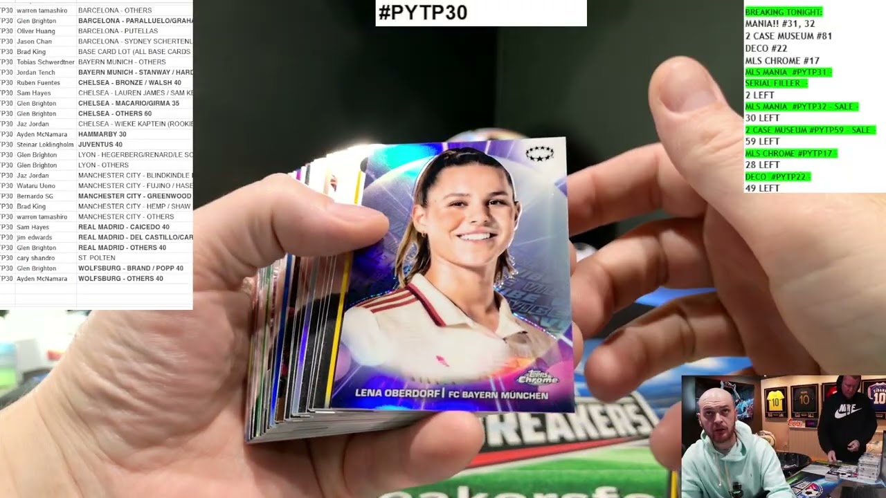 2024-25 TOPPS UEFA WOMENS CHAMPIONS LEAGUE UWCL CHROME 12 HOBBY BOX, PYTP CASE BREAK - #PYTP30