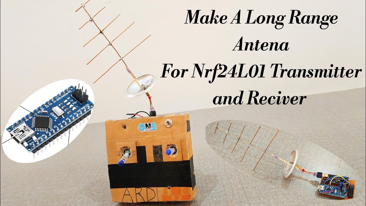 Make a Long Range antenna for Nrf24L01 transmitter |How To increase Range Arduino Transmitter