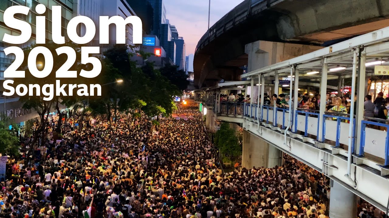 💦 2025 Songkran Festival Silom Road | Best Songkran Place in Bangkok