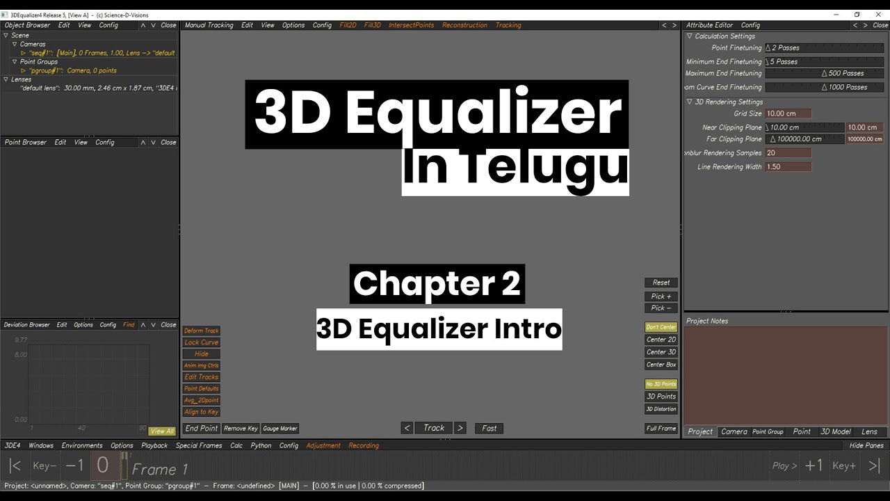 2. 3D Equalizer - 3D Equalizer Intro [BASIC] 3D Equalizer in Telugu