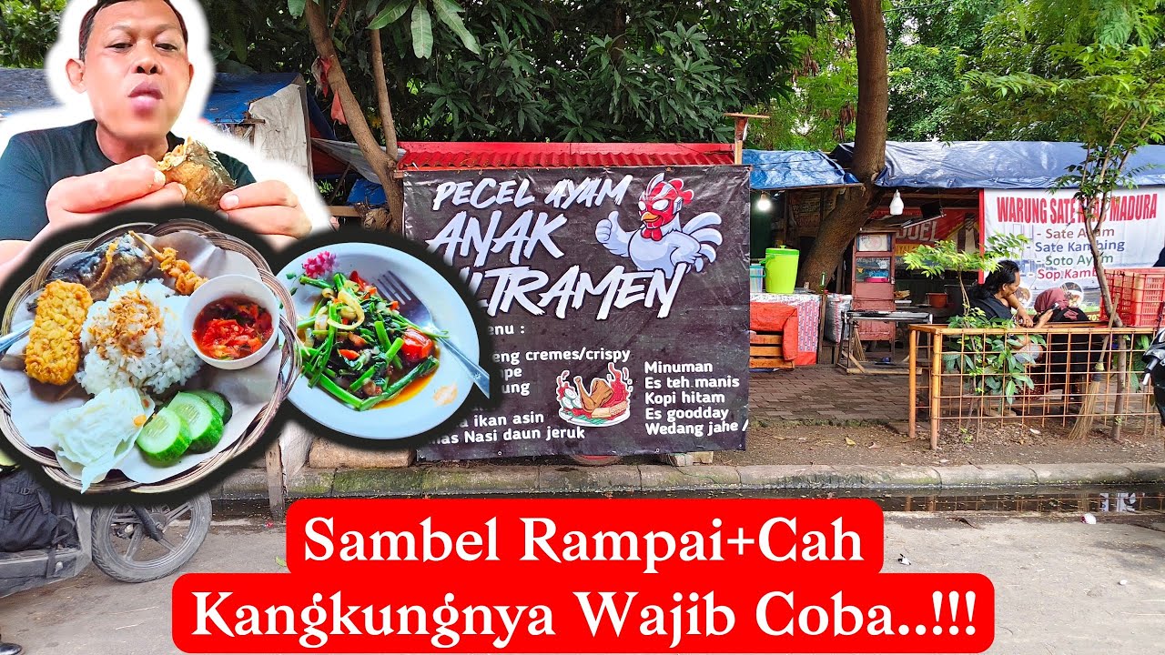 Angkringan Ultraman Angke Jaya Tambora Jakarta Barat:Sambel Rampainya Poll Maknyossss‼️