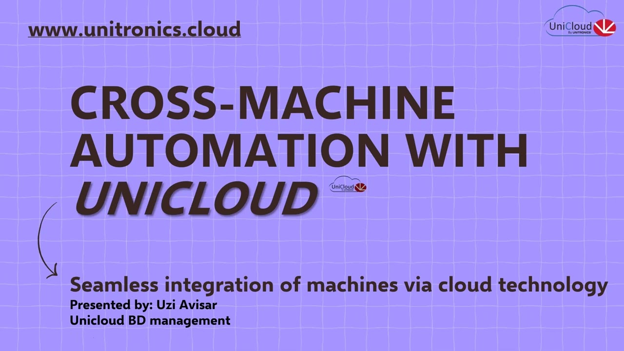 Webinar: Coordinating PLCs Across Machines With Unicloud
