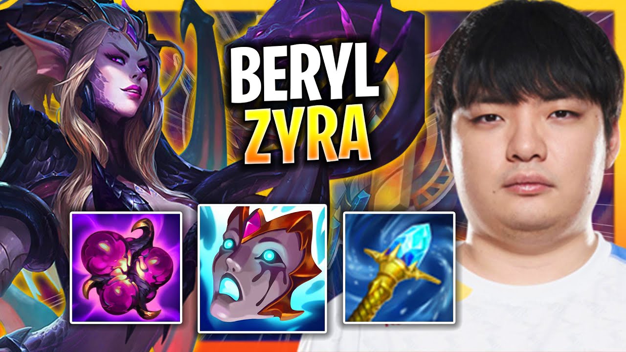 BERYL BRINGS BACK ZYRA! | KT Beryl Plays Zyra Support vs Senna!  Season 2024