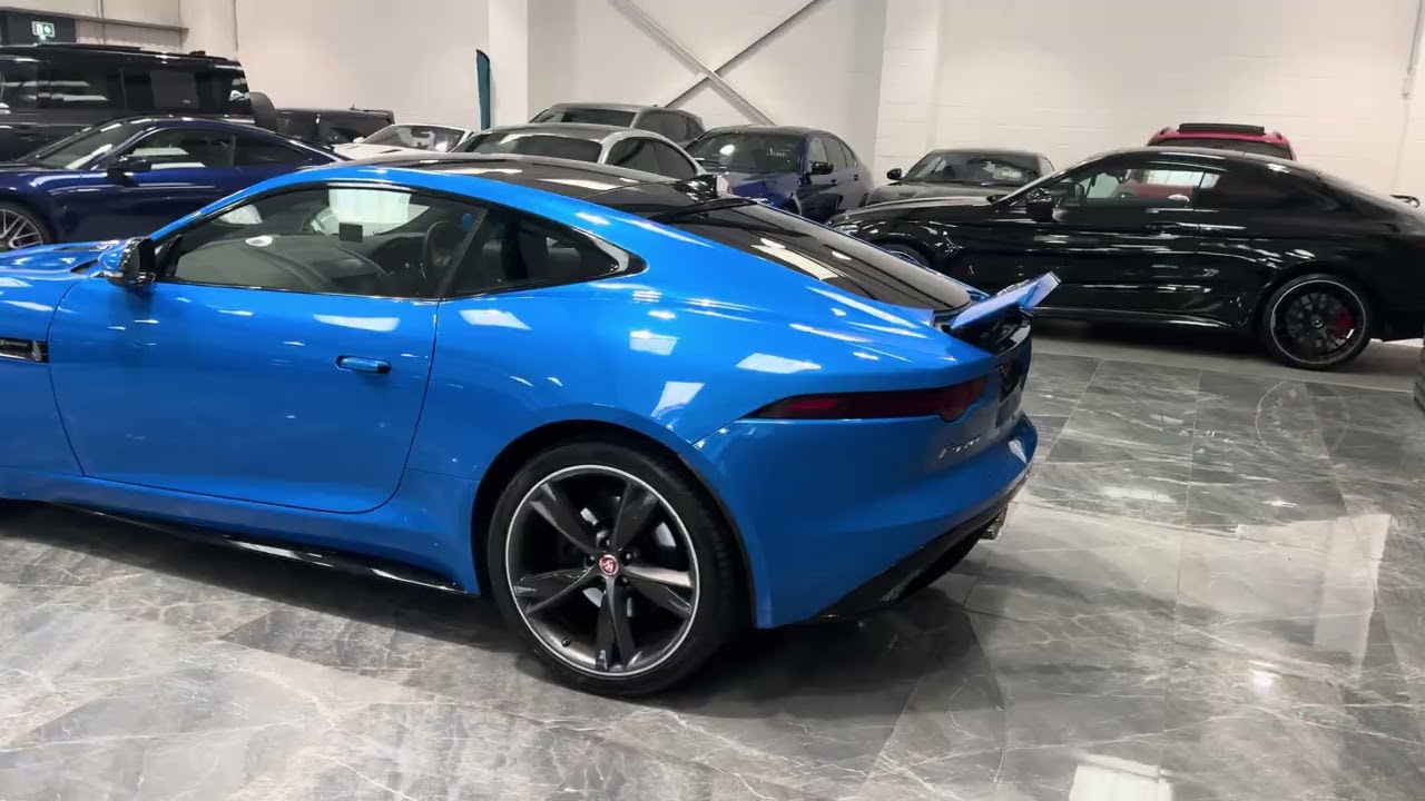 2018 JAGUAR F TYPE R DYNAMIC V6 ULTRA BLUE