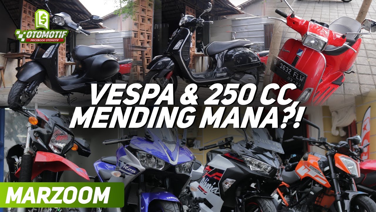 Marzoom 54: Cek Harga Vespa Matic Bekas dan Motor 250cc di KJV & Vescooter! #MarZoom