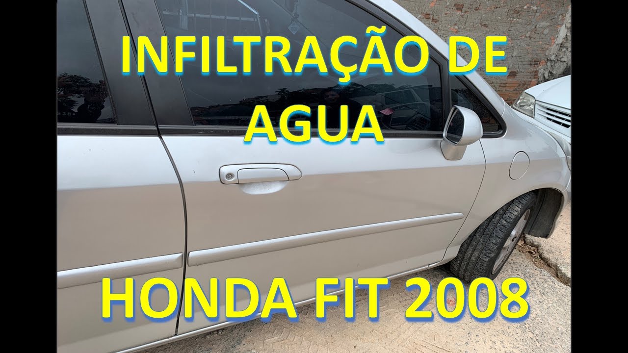 HONDA FIT ENTRANDO AGUA