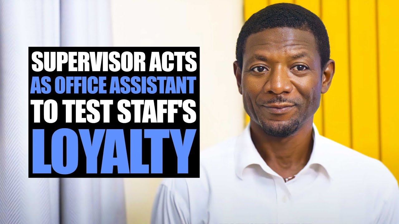 Supervisor Acts As Office Assistant To Test Staff's Loyalty | Moci Studios