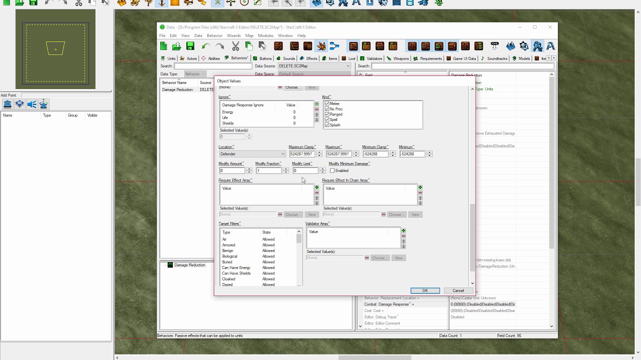 Starcraft 2 Editor - Damage Reduction