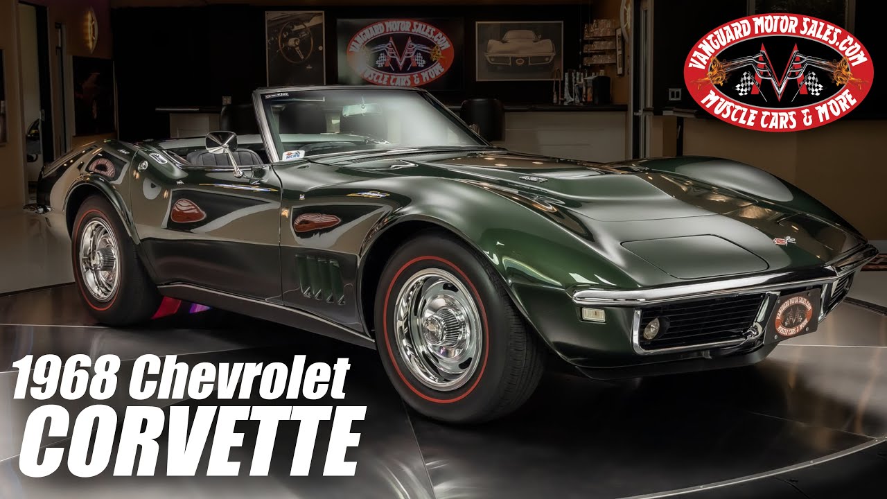 1968 Chevrolet Corvette Covnertible L71 427/435 For Sale Vanguard Motor Sales #4345
