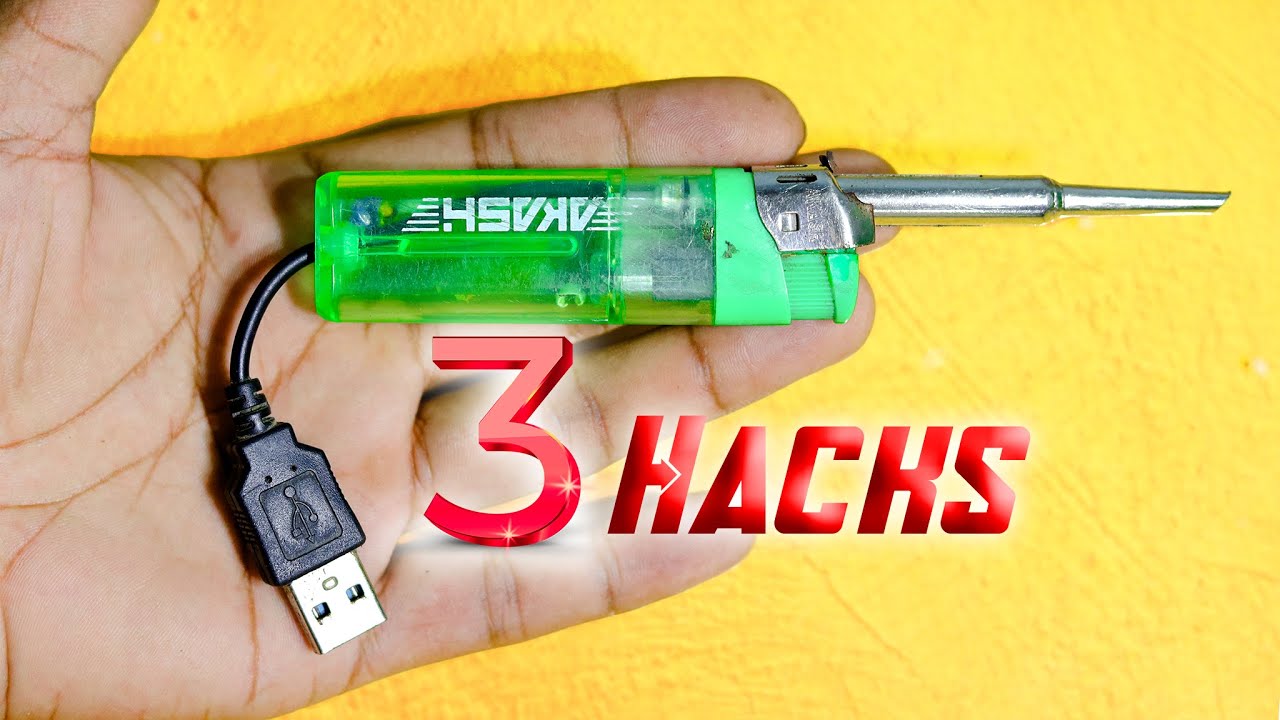 How to solder without a Soldering iron | soldering without a soldering iron | without electricity