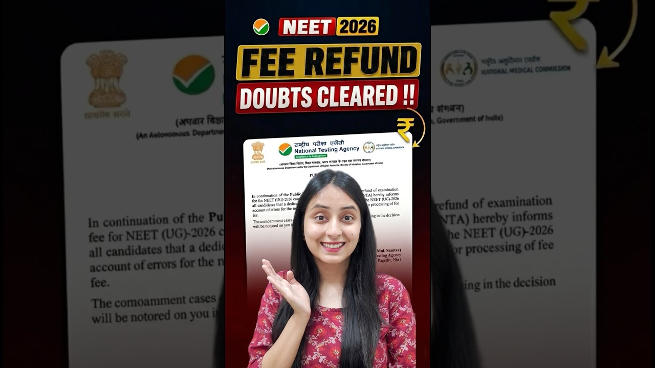NEET 2026 REFUND - ALL DOUBTS CLEARED 💯#doubtclearing #refund #neet2026 #reneet #nta #questions #yt