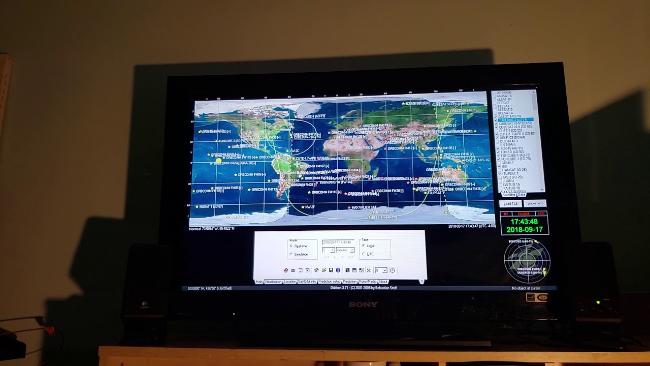 How I setup my satellite tracking and listening time