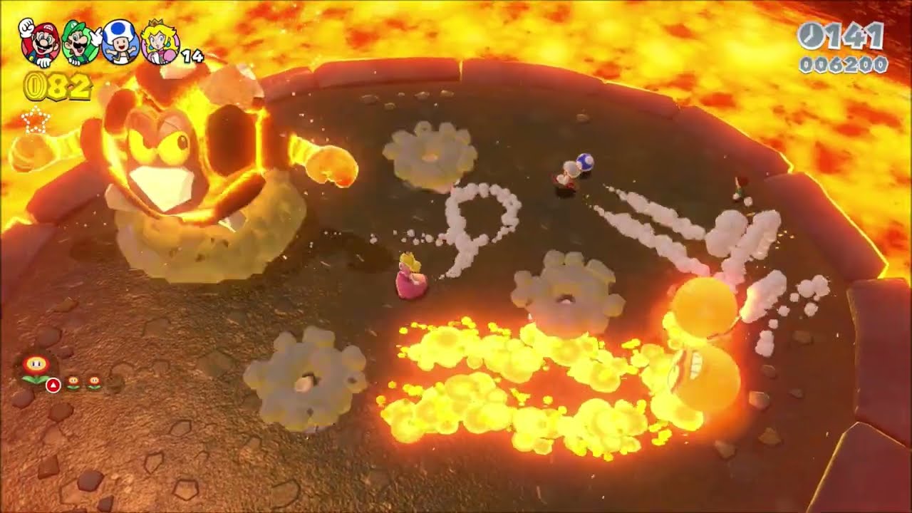 Прохождение Super Mario 3D World, часть 14: Какая обезьяна управляет этой камерой?