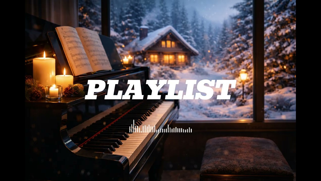A Warm Café Night With Piano and Soft Lights 🎹 🎧 