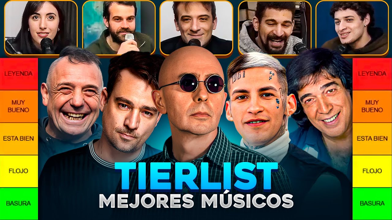 MÚSICOS ARGENTINOS - TIERLIST FT. LEANDRO SERODINO (SIMIOTECA)