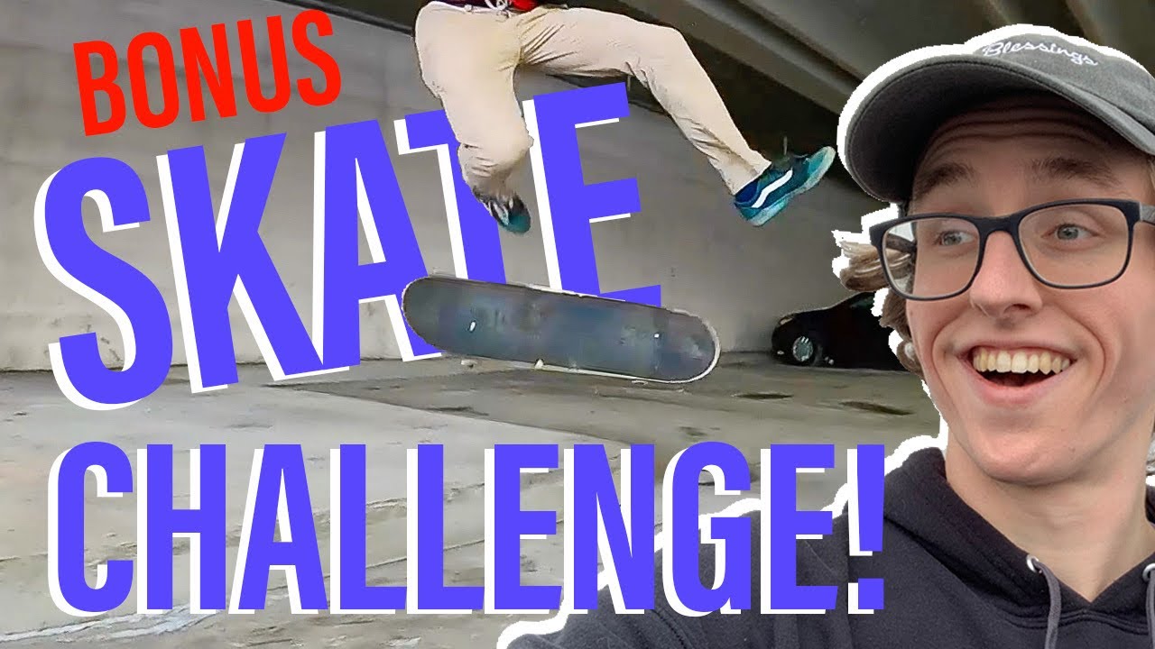 Parking Garage Skate Challenge Bonus Footage!