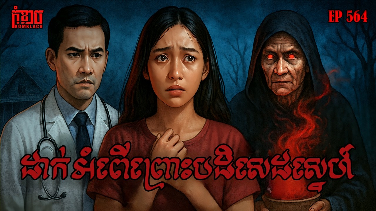 ដាក់អំពើព្រោះបដិសេដស្នេហ៍ | កុំខ្លាច-KOMKLACH | Ghost Stories | និទានរឿងខ្មោច EP564