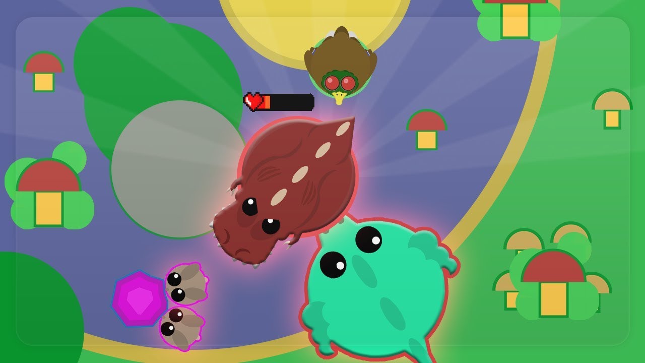 Mope.io Evil Duck Kills T Rex || Mope.io Crocodile Kills Dragon || Funny Moment