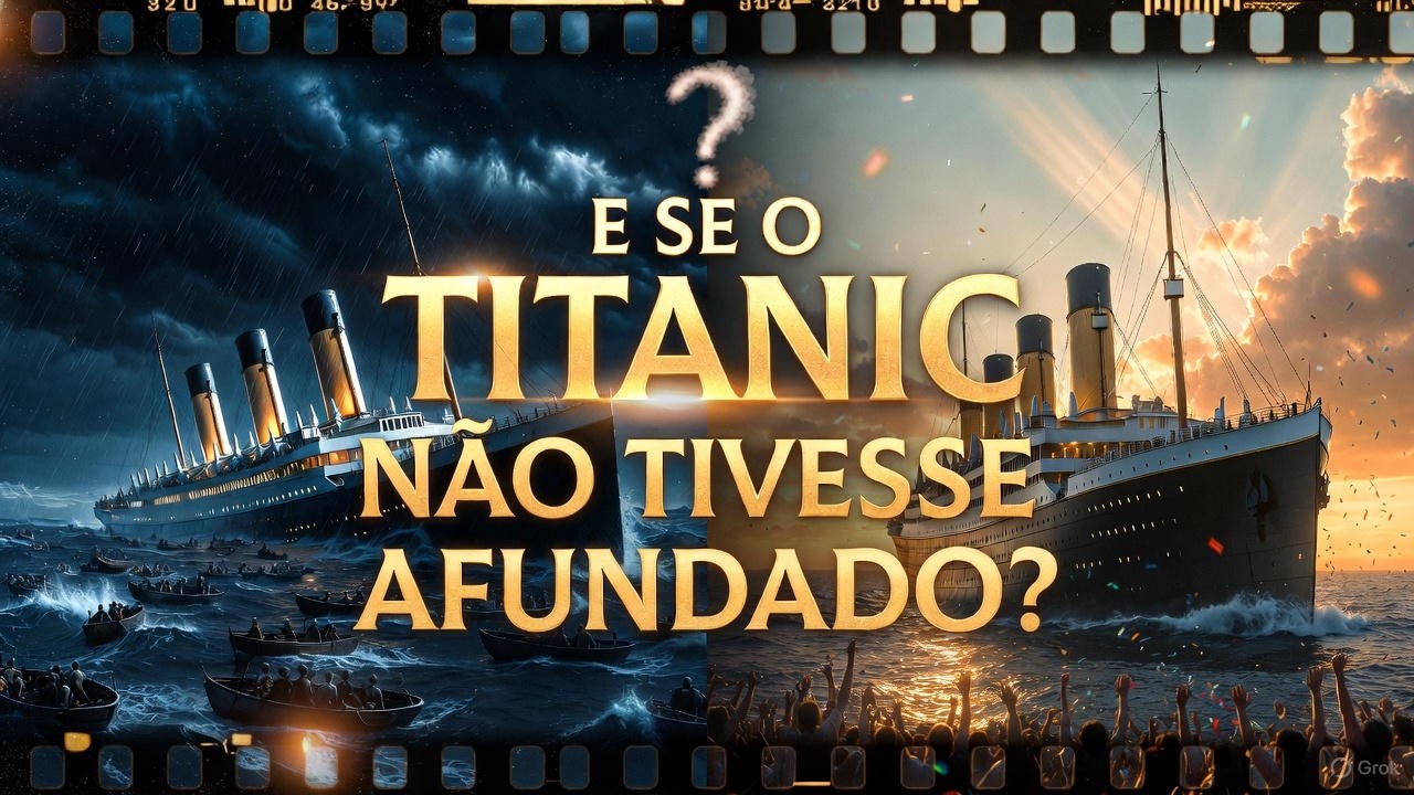 E se o Titanic tivesse sobrevivido &agrave; sua viagem inaugural?