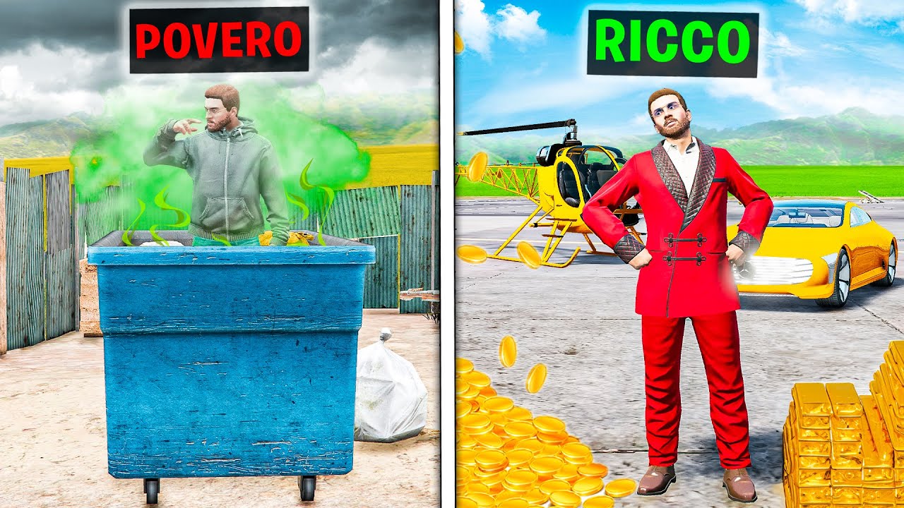 DIVENTO MILIONARIO su GTA 5: da POVERO a RICCO! 💸