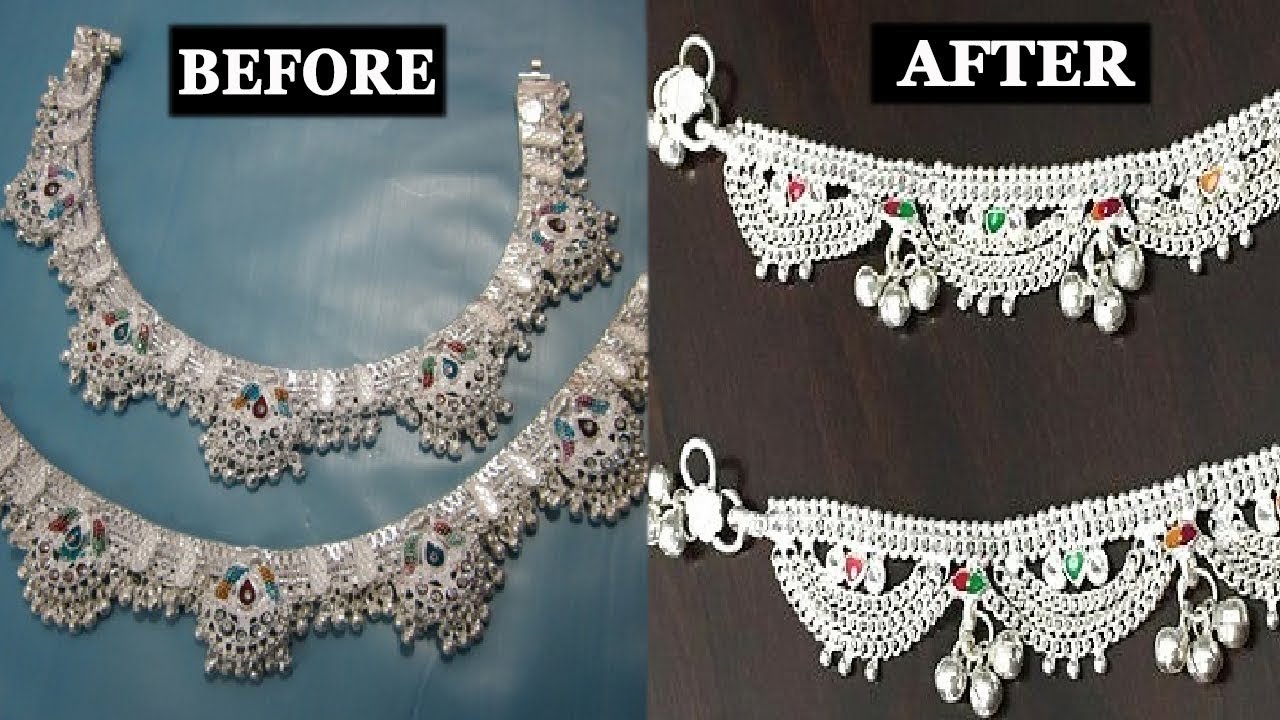 How to Clean and Polish Silver Anklet at Home | DIY Anklet Cleaning